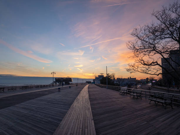 istock Coney Island Sunset - Brooklyn, New York 1136814760