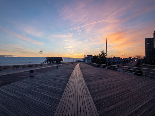 istock Coney Island Sunset - Brooklyn, New York 1136814825