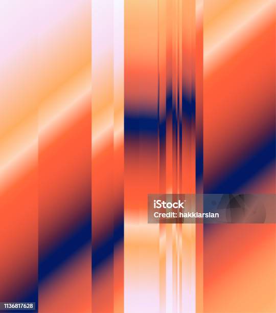 Gradient Art Vertical Lines Vector Background Stock Illustration ...