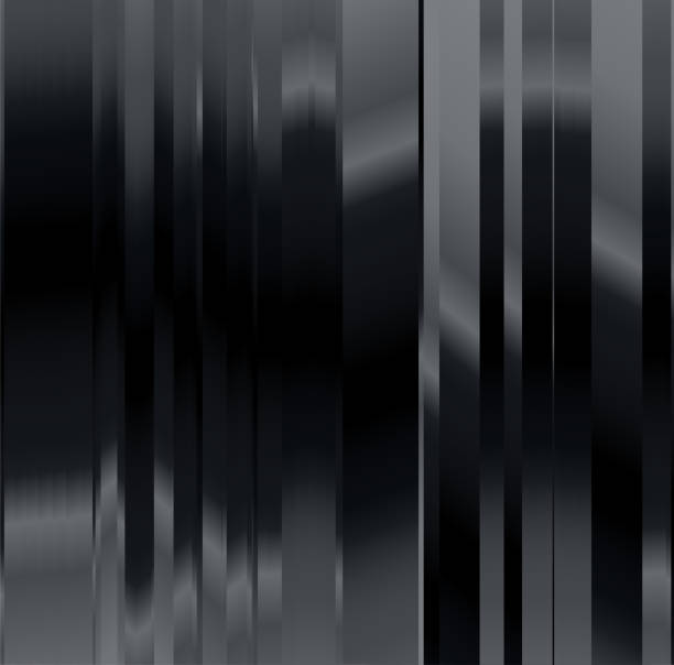 Black andwhite gradient art vertical lines vector background. Ideal for gift card, wrapping paper or celebration background. shiny black background stock illustrations