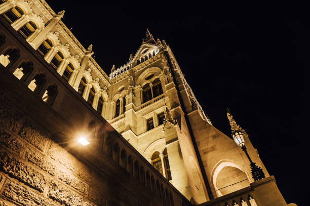 istock The Hungarian Parliament in Budapest on the Danube 1136818020