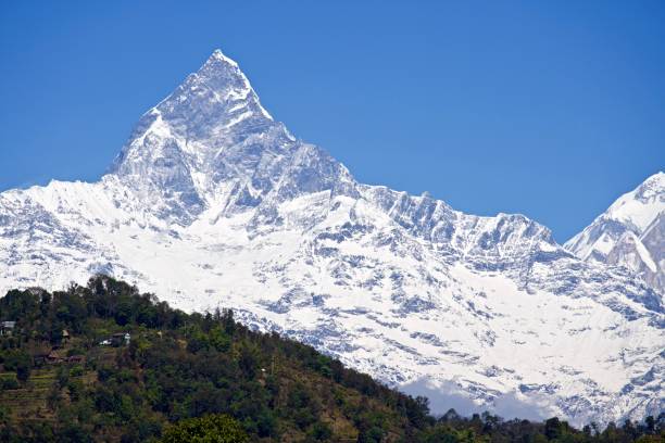 istock Machhapuchhre, Blue Sky, Stupa Trail, Pokhara, Nepal 1136820988