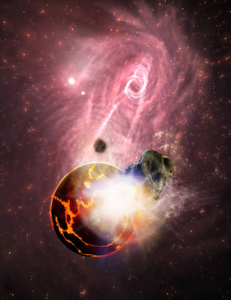 istock Artistic Illustration of a Space Scene 1136825703