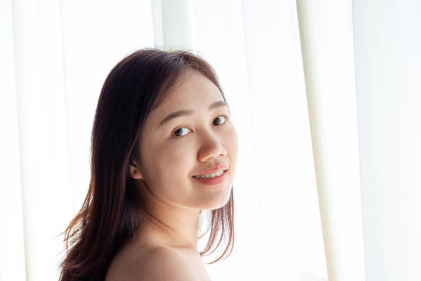 istock Beautiful Asian woman's portrait 1136828292
