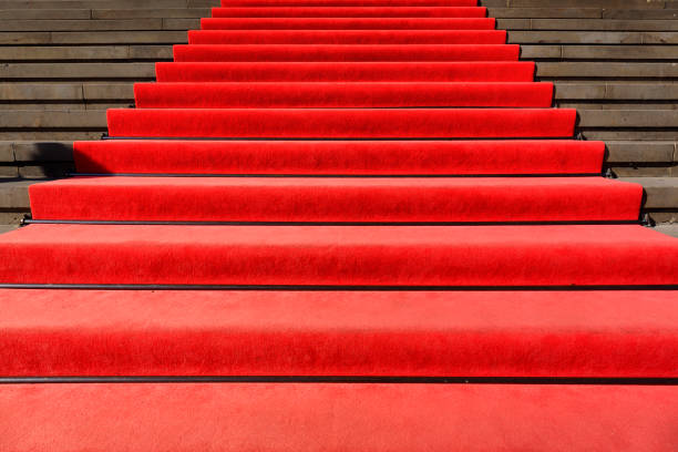 istock Stairs with red carpet outside theatre in Berlin 1136828330