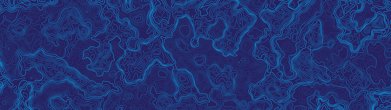 Ultra Wide Wallpaper Abstract Topographic Contour Map Blue Vector Background