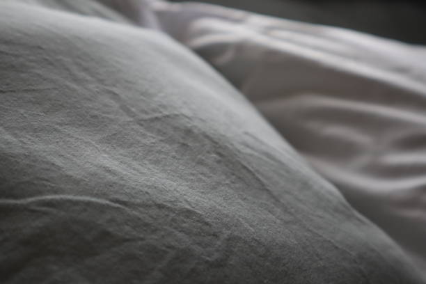 istock pillow Green and white texture Close up for background 1136833126