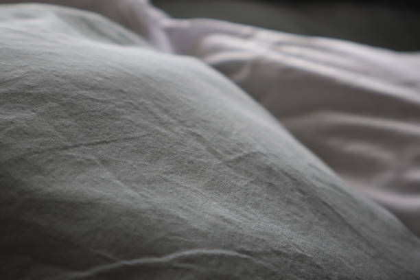 istock pillow Green and white texture Close up for background 1136833128