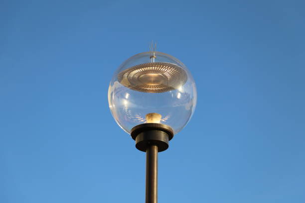 istock Street lamp with blue sky background 1136833810
