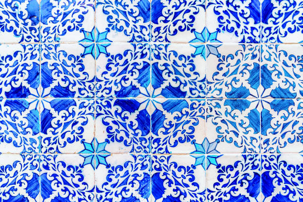 istock Portuguese Azulejos on building walls 1136841233