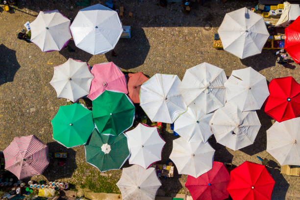 istock shopping umbrella bird view 1136858174