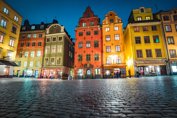 istock Old Town at Twilight, Stockholm, Sweden 1136859231