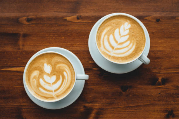 istock Two cups of cappuccino 1136859795