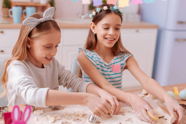 istock Joyful girls spending their weekends with pleasure 1136860284