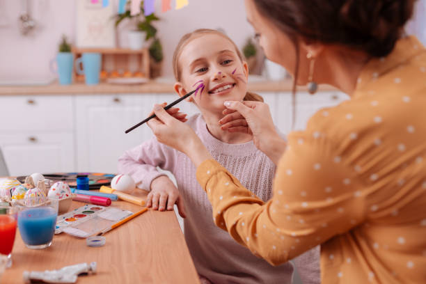 istock Pleased mom and daughter spending weekend together 1136860439