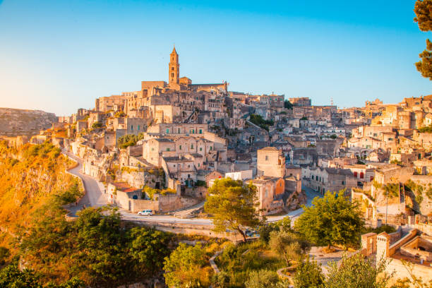 istock Sassi di Matera at sunrise, Basilicata, Italy 1136860646