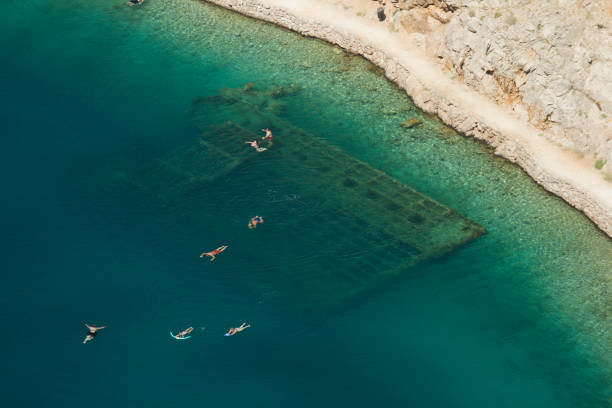 istock Shipwreck Zavratnica bay 1136861479