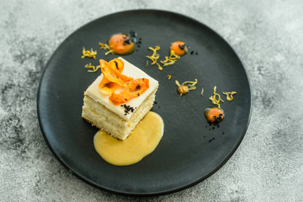 istock Tasty fresh carrot crackers cake 1136861681