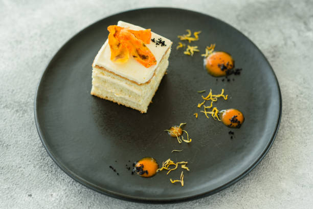 istock Tasty fresh carrot crackers cake 1136861696