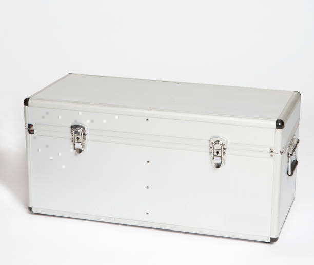 istock big silver case top with metal locks 1136866051