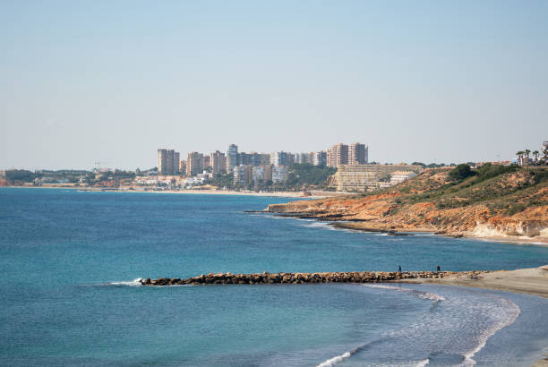 istock Cabo Roig rocky coastline, Spain 1136869189
