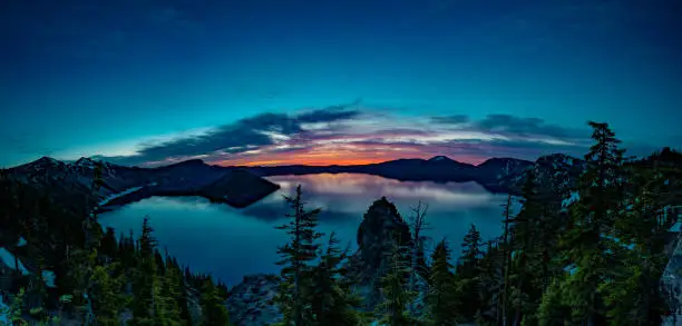 Crater Lake Sunrise, Oregon