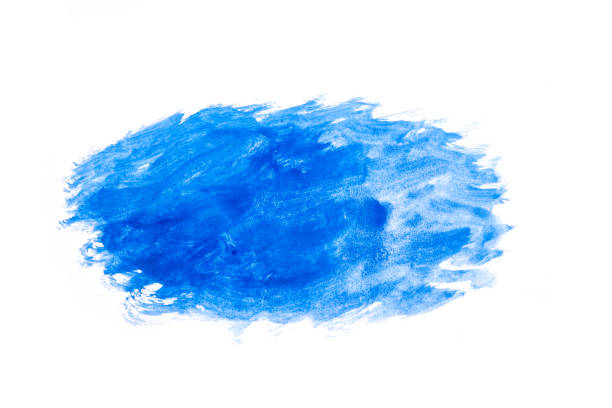 istock blue watercolor pattern brushstroke isolated on white background 1136875109