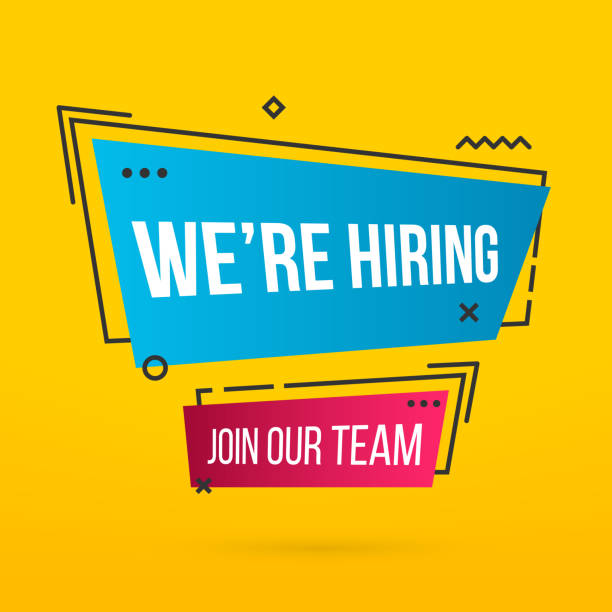 istock Creative vector illustration of we are hiring - join our team text banner isolated on transparent background. Art design business recruiting template. Abstract concept job vacancy advertisement 1136878199