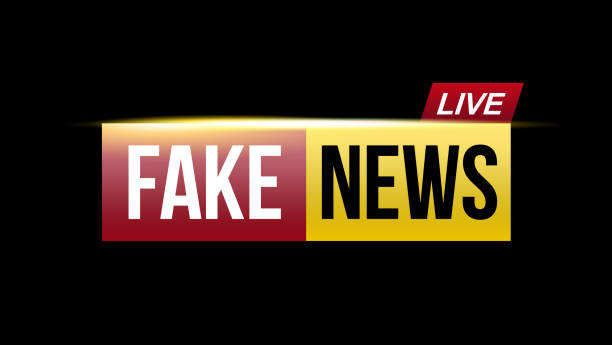 istock Creative vector illustration of fake news live broadcasting television screen isolated on transparent background. Art design channel tv template. Abstract concept graphic element 1136879270