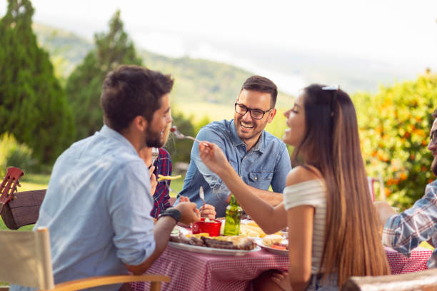 istock Outdoor barbecue party 1136881752