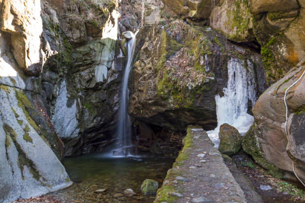 Amazing view of Kostenets waterfall, Rila Mountain, Bulgaria