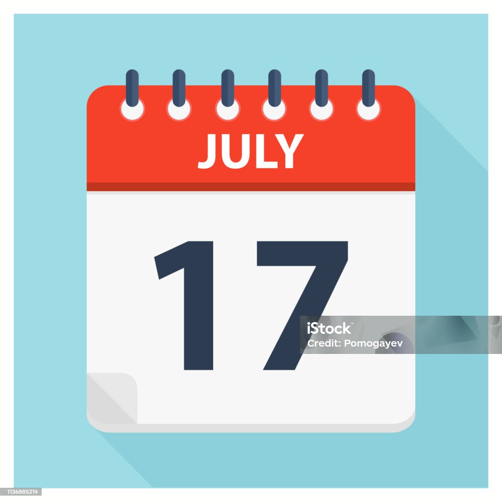 July 17 Calendar Icon Calendar Design Template Stock Illustration july-17-calendar-icon-calendar-design-template-stock-illustration