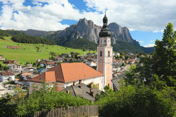 istock Castelrotto in the Dolomites, Italy 1136887258