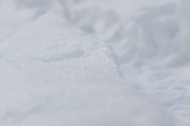 istock Nature covered by snow during winter. 1136887673
