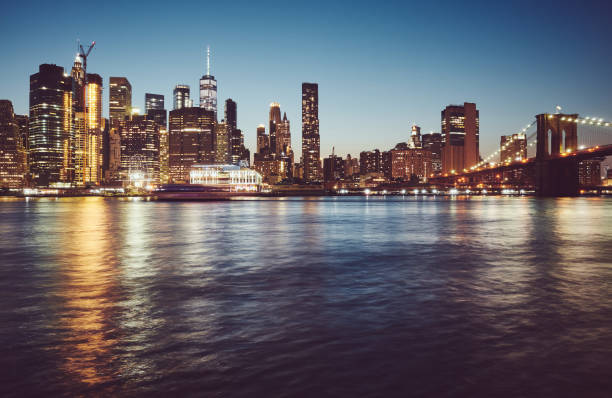 istock Manhattan at blue hour, New York. 1136888860