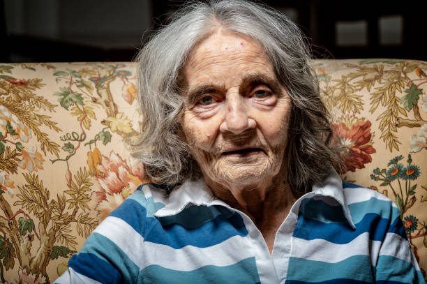 istock Elder woman portrait 1136889028