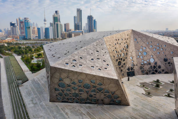 クウェート文化センターは、12月にクウェートで撮影2018 - cultural center ストックフォトと画像