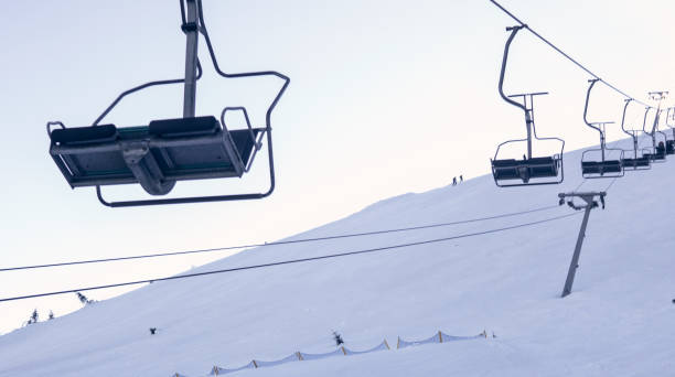 istock empty chairlift in the mountains 1136895170
