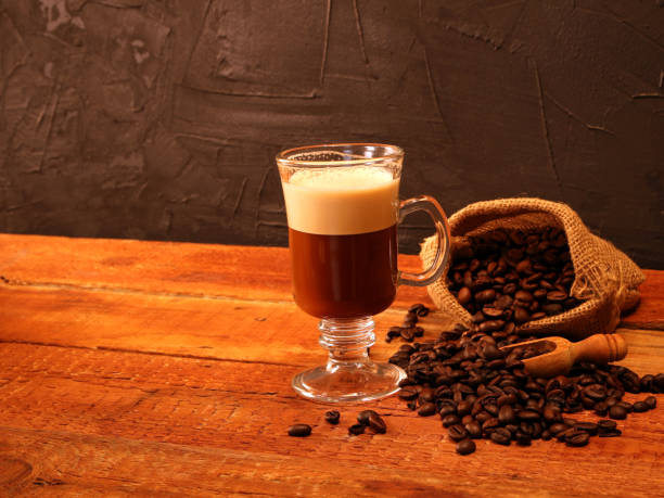 istock Cup of coffee with coffee beans 1136905292