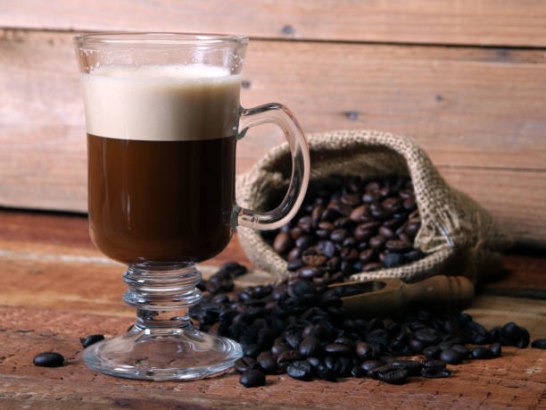 istock Cup of coffee with coffee beans 1136905331