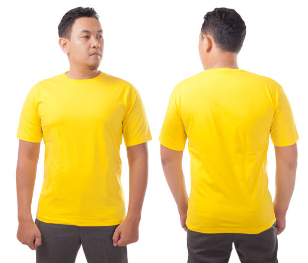 istock Yellow Shirt Design Template 1136908531