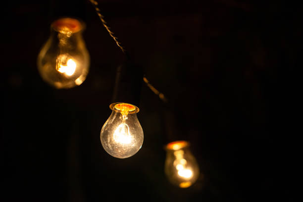 istock a garland of incandescent bulbs with warm light 1136909910