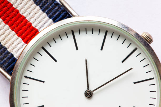 istock dial of old wristwatch, macro 1136909930