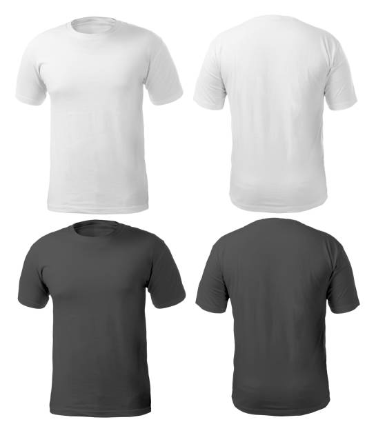 istock Black and White Shirt Design Template 1136910405