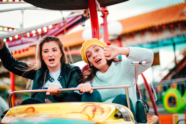 istock We gonna have fun at amusement park 1136911202