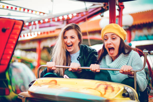 istock We gonna have fun at amusement park 1136911350