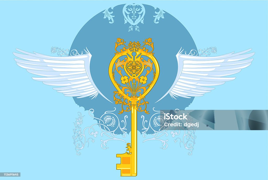 Stylized Key Stock Illustration - Download Image Now - Allegory ...