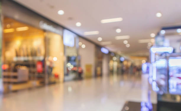 istock Abstract blur modern shopping mall interior defocused background 1136917420