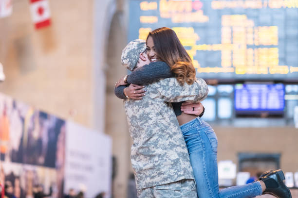 istock Passionate hug during a reunion 1136917517