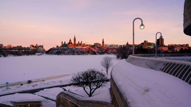 istock Canadian Parliament Hill viewed from across Ottawa river during 1136921981
